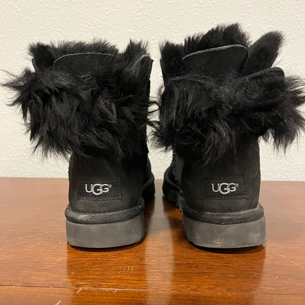 Black Ugg Midi Boot With Bow - image 2